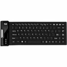 Adesso Antimicrobial Waterproof Flex Keyboard (Mini Size)